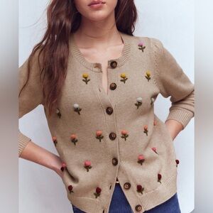 Davina Puff Sleeve Cardigan
